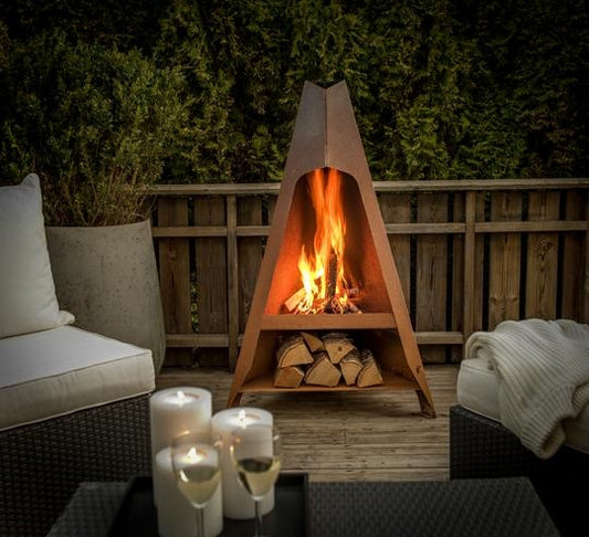 Utepeis Lille Færder  Cor Ten