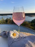 Load image into Gallery viewer, Lykketegning Vinglass Smaken av Lykke