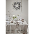 Last inn bildet i gallerivisningen, Missine Juleduk i Lin 220 x 140 cm