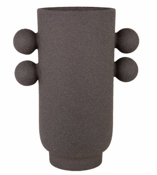 Sandy - Vase mørk grå keramik