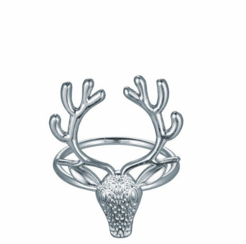 Serviettringer reisdyrhodet 4 stk