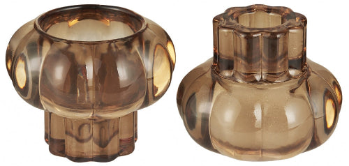 Stake som kan brukes til krone og telys Konjac farge