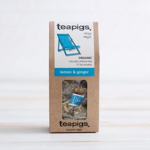 Teapigs Organic Lemon and Ginger 15 Temples