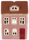 Hus t/telys Nyhavn  rosa hus med buet kvistvindu rød dør thumbnail