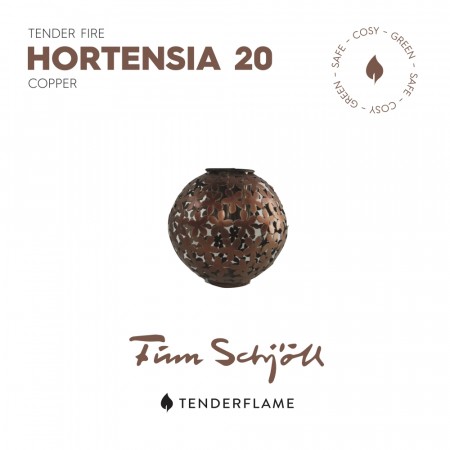 Hortensia 20 Metall Antique Copper Finn Schjøll