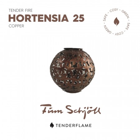 Hortensia 25 Metall Antique Copper Finn Schjøll