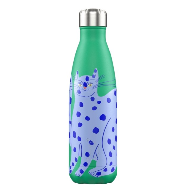 Chilly`s bottles Blue Cat 500ml