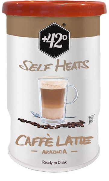 + 42 Degrees Caffe Latte 6 pk