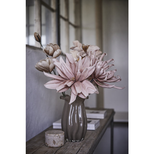Vase linen Scarlet D19 H28