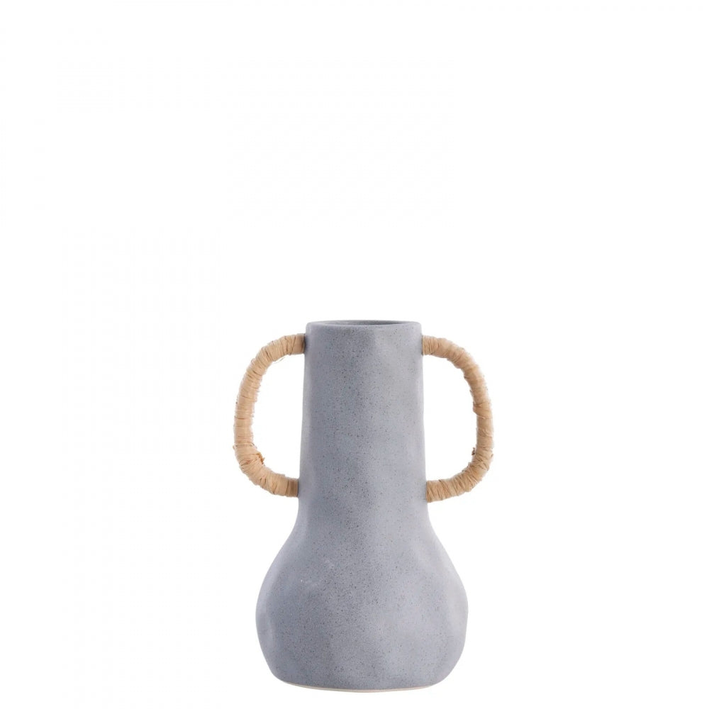 Ayelle Vase Dark Grey 18 x 15 x 25 cm