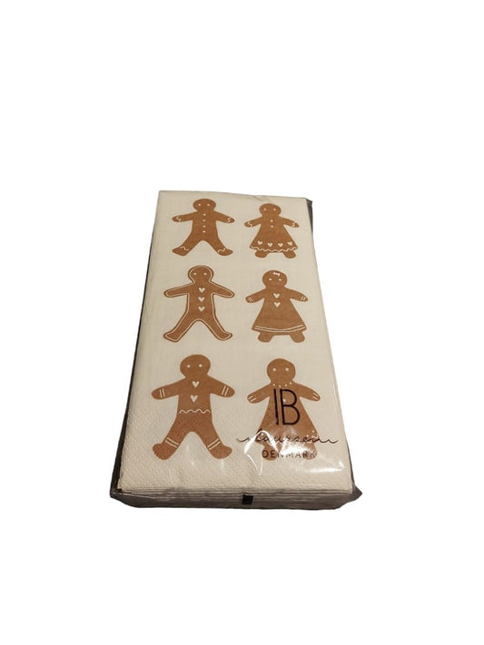 Serviett med kakefigurer