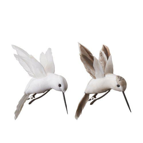 Kolibri m / klemmme mix Natur / hvit