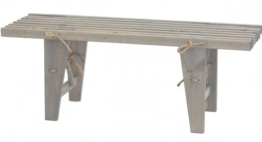 Eco Furn Bench 120x40x40 Furu Grå
