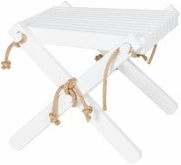 Ecco Furn Lilly Skammel Bjørk Hvit