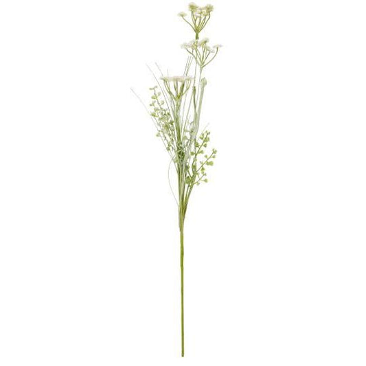 Blomst hvite / grønne nyanser