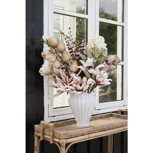 Dekorblomst Happia grønn