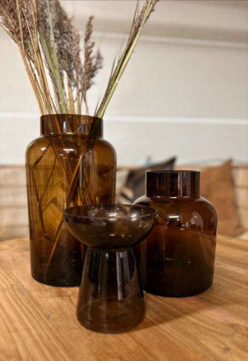 Alea Flaske / Vase Brunsten Liten