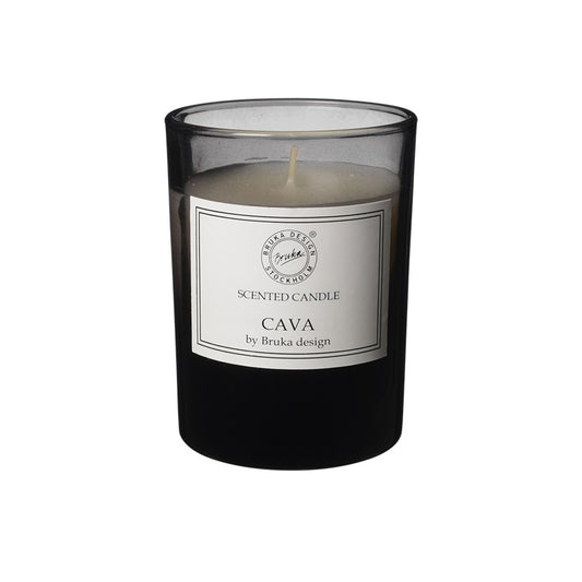 Bruka Design Duftlys Cava sotet glass