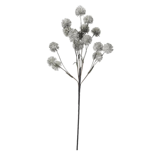 Dekorblomst Happia grå