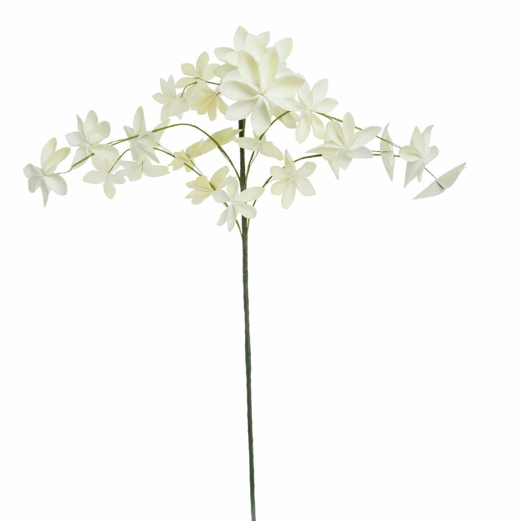 Dekorblomst Happia gul 7 cm
