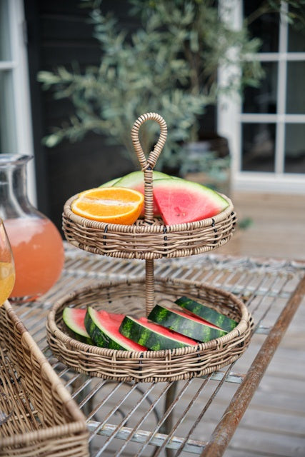 Etasjefat natur polyrattan