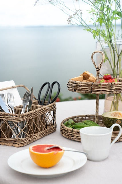 Etasjefat natur polyrattan