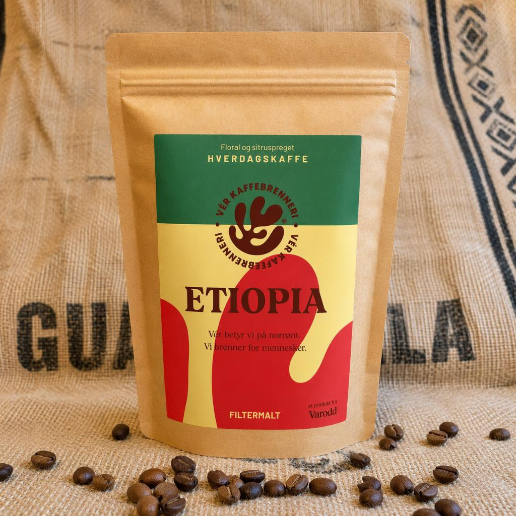 Etiopia filtermalt kaffe 250 g