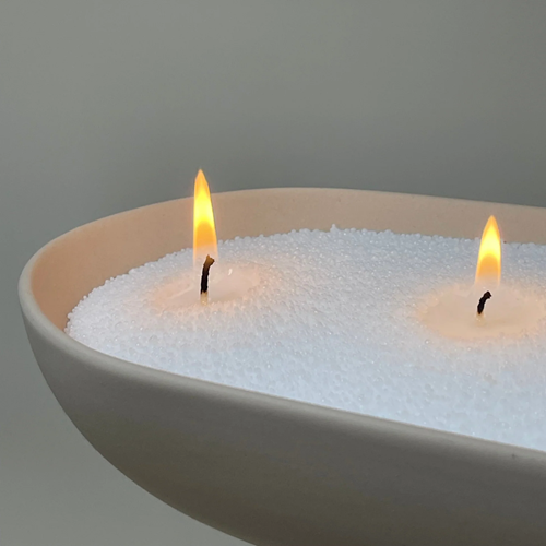 ILLUMINA Stearinlys Sand 750 g