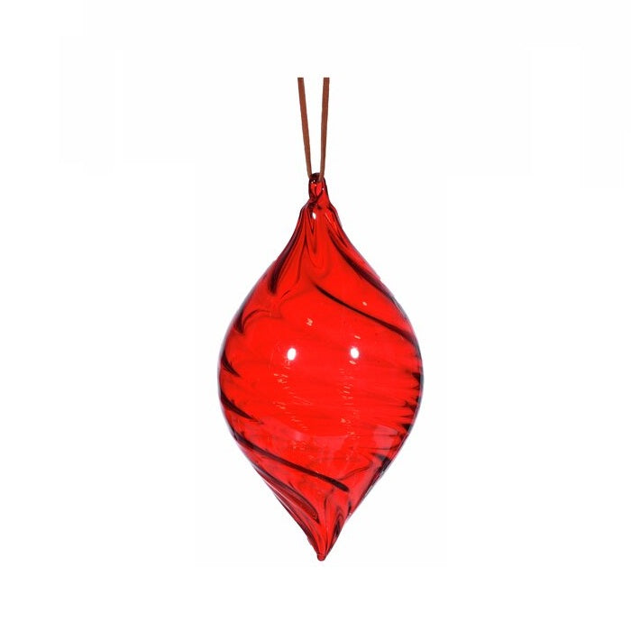 Julekule rød 3 ass D8 cm