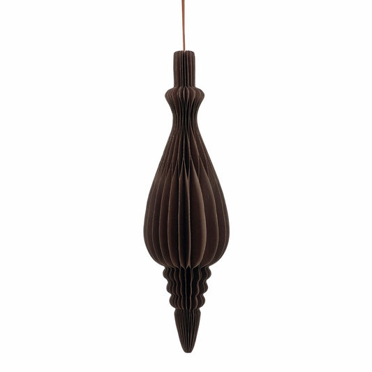 Julepynt papir Passia brun 17 x 50 cm