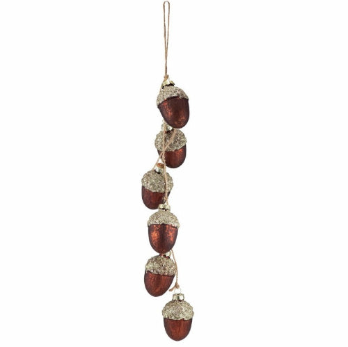 Kongler brun glass girlander 6 ass