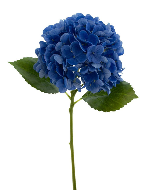 Kunstig Charlotte Hortensia real touch blå 49 cm