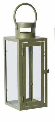 Lanterne olivengrønn 16 x 7,5 cm