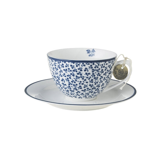 Laura Ashley  Cappuccino kopp/skål Floris Porselen
