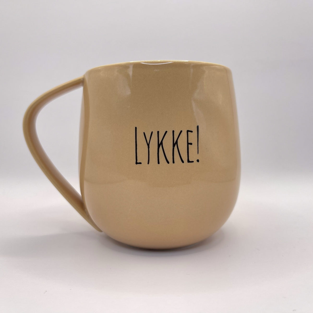 Lykketegning Krus beige - Smaken av lykke