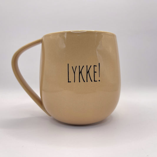 Lykketegning Krus beige - Smaken av lykke