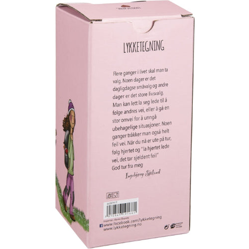 Lykketegning Hjertets Vei - Termokopp Rosa