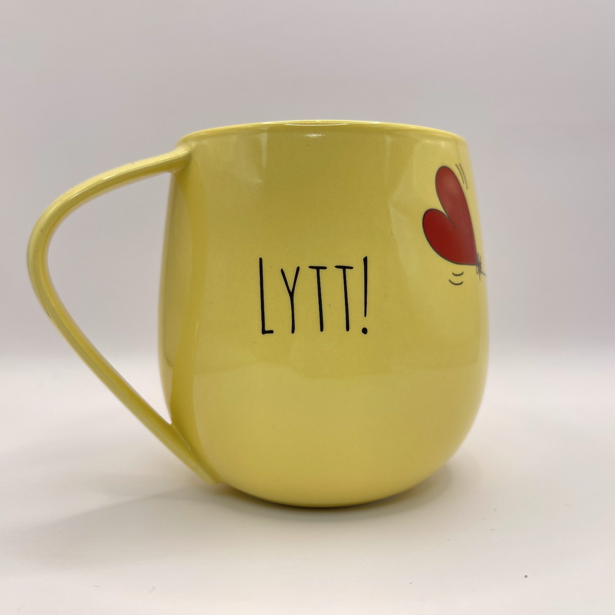 Lykketegning Krus Lytt - gul