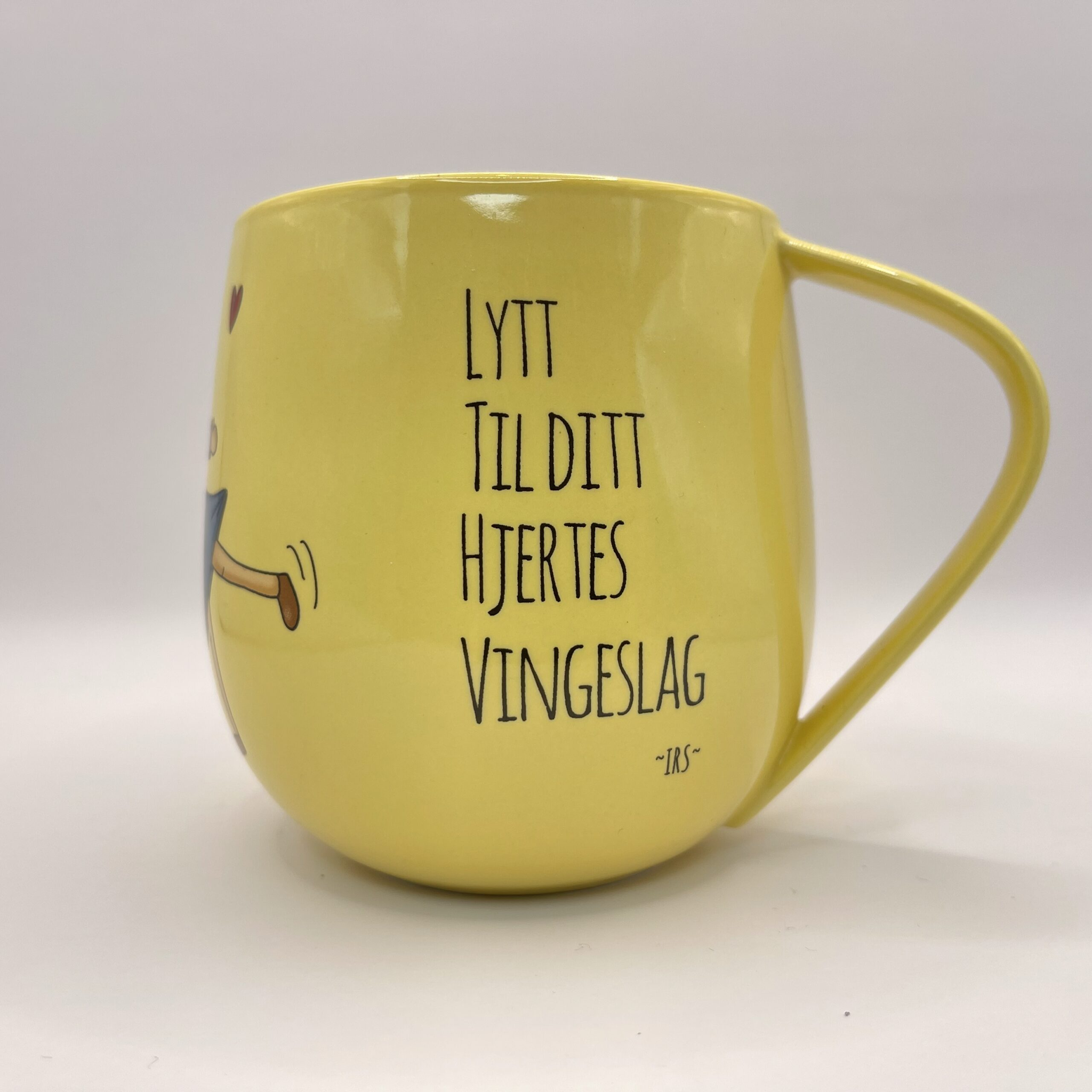 Lykketegning Krus Lytt - gul