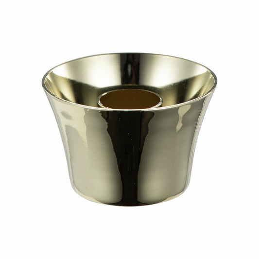 Lysestake Cane metall gull 6 x 4 x 4,2 cm