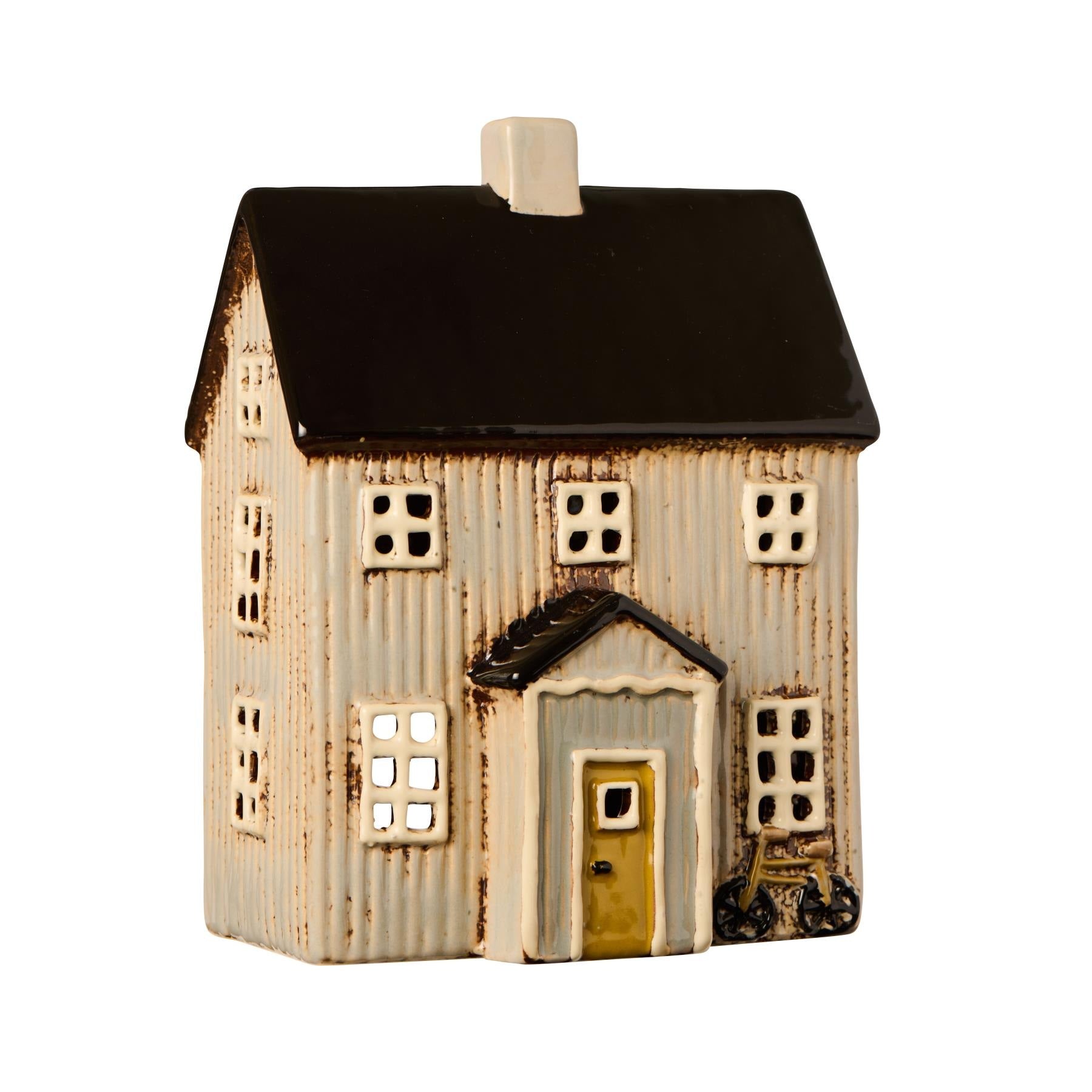 Lyshus Visby sykkel og sort tak