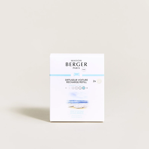 Maison Berger Rech Voit. Vent Ocean x2