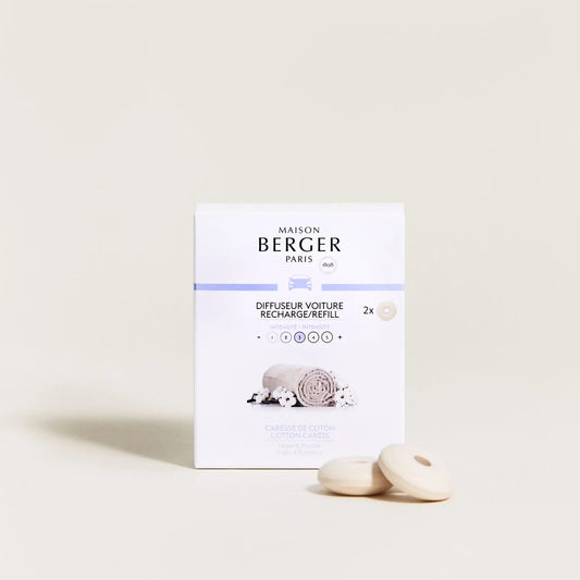 Maison Berger Bilduft Refill - Cotton Caress 2 stk