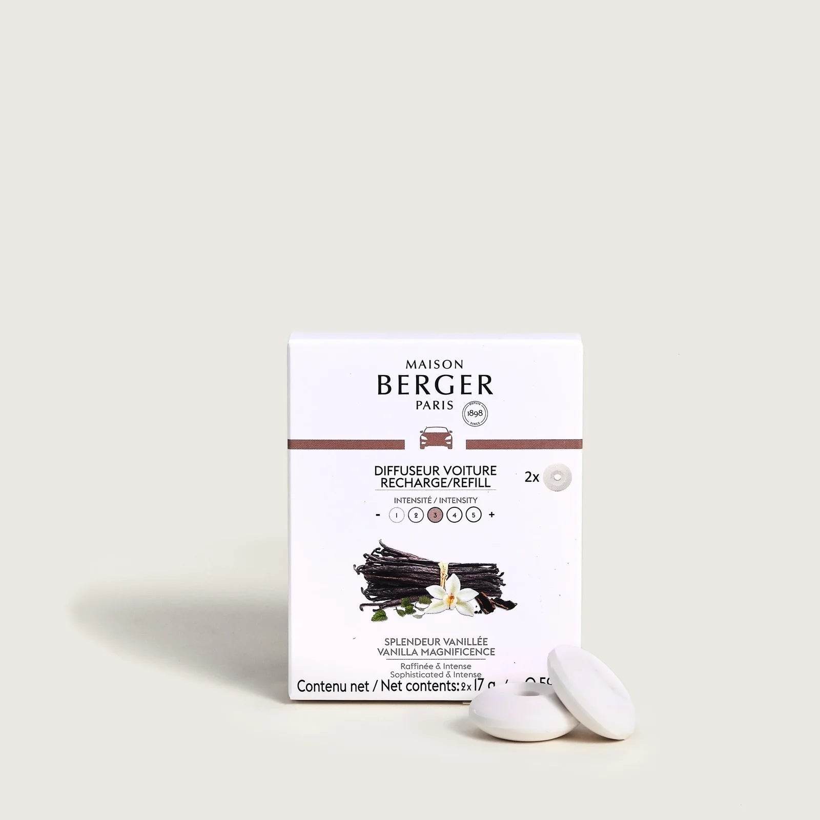 Maison Berger Bilduft Refill - Vanilla Magnificence 2 stk