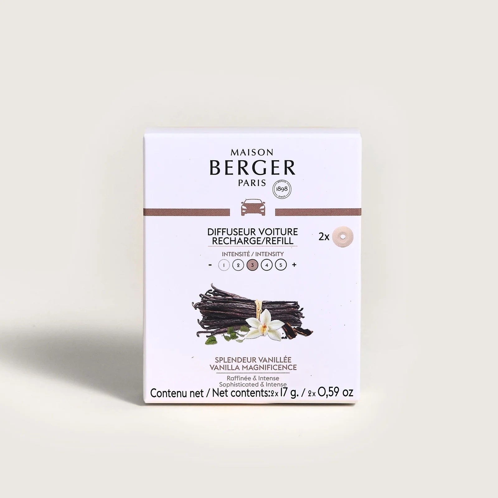 Maison Berger Bilduft Refill - Vanilla Magnificence 2 stk