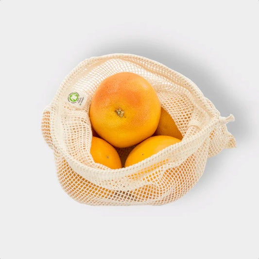 Økologisk bomullsnett til frukt og grønt, Small