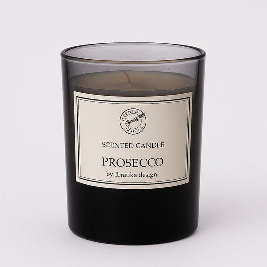 Bruka Design Duftlys Stort Smoked Prosecco 10 x 12,5 cm