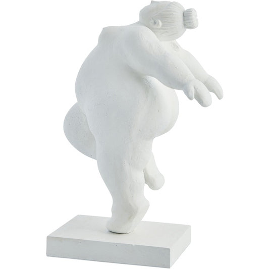 Dekorasjonsfigur off-white 15,3 x 12,3 x 23 cm