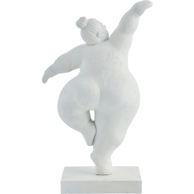 Dekorasjonsfigur off-white 16,2 x 9 x 28,8 cm