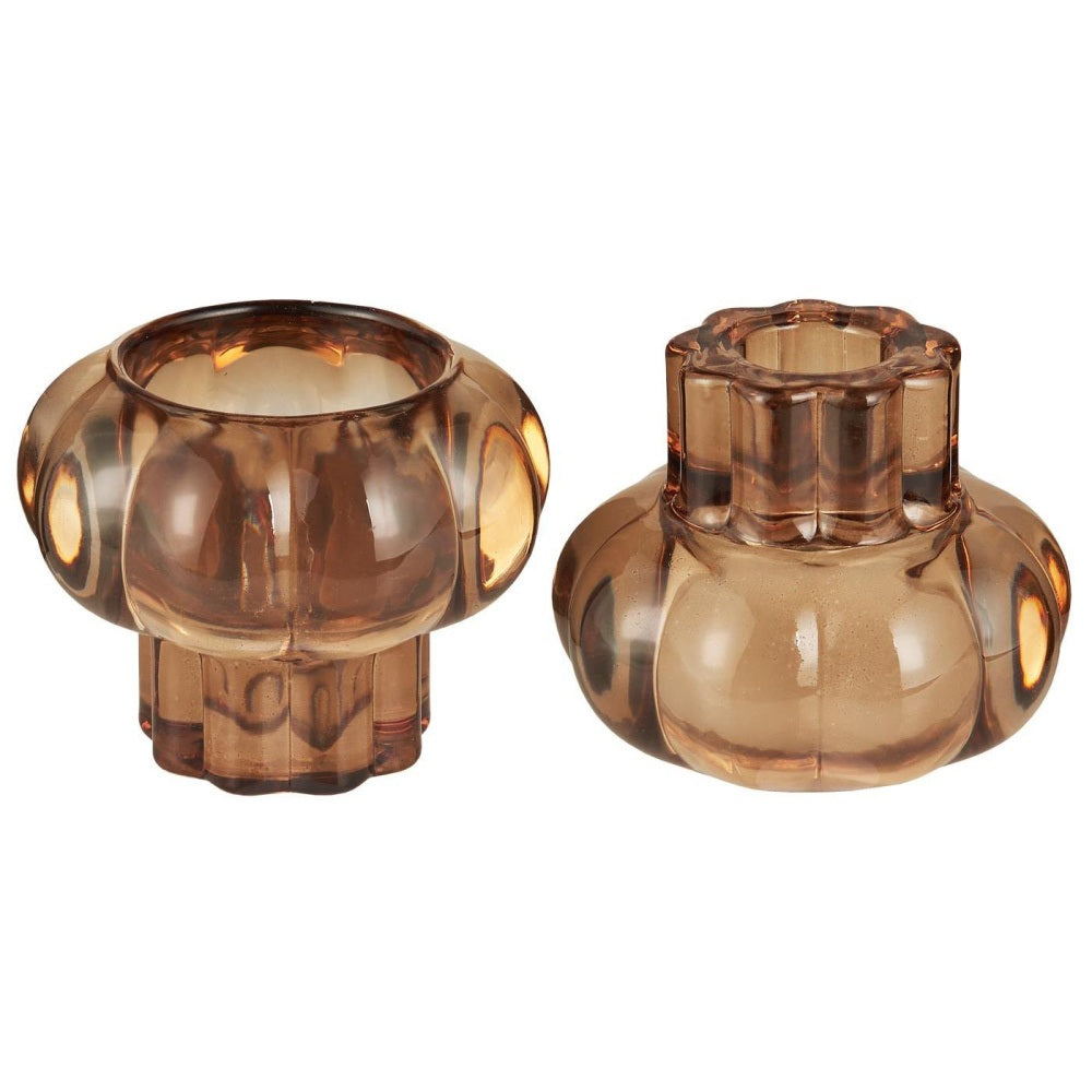 Stake som kan brukes til krone og telys Konjac farge